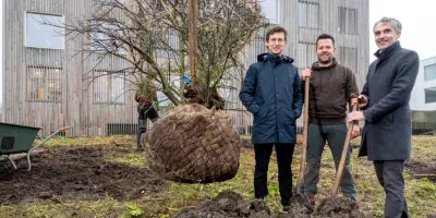Voedselbos Protime aangeplant 