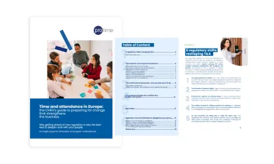 Time and attendance in Europe content page