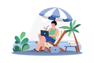 Connecteren op vakantie