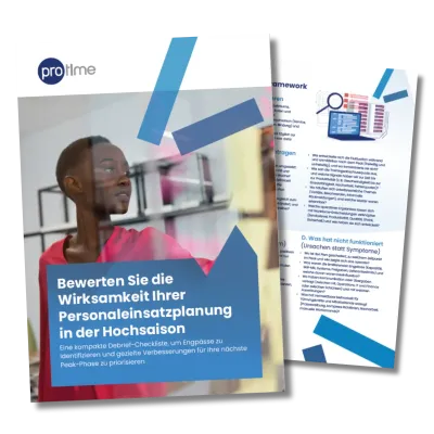 Evaluierungsrahmen Personaleinsatzplanung