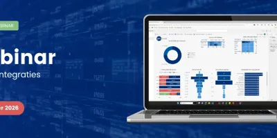 aankondiging webinar met laptop